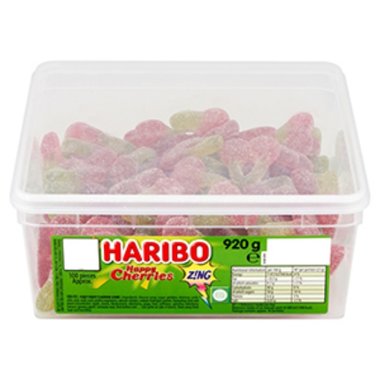 Picture of Haribo Tubs Happy Cherries Zing  7c x100